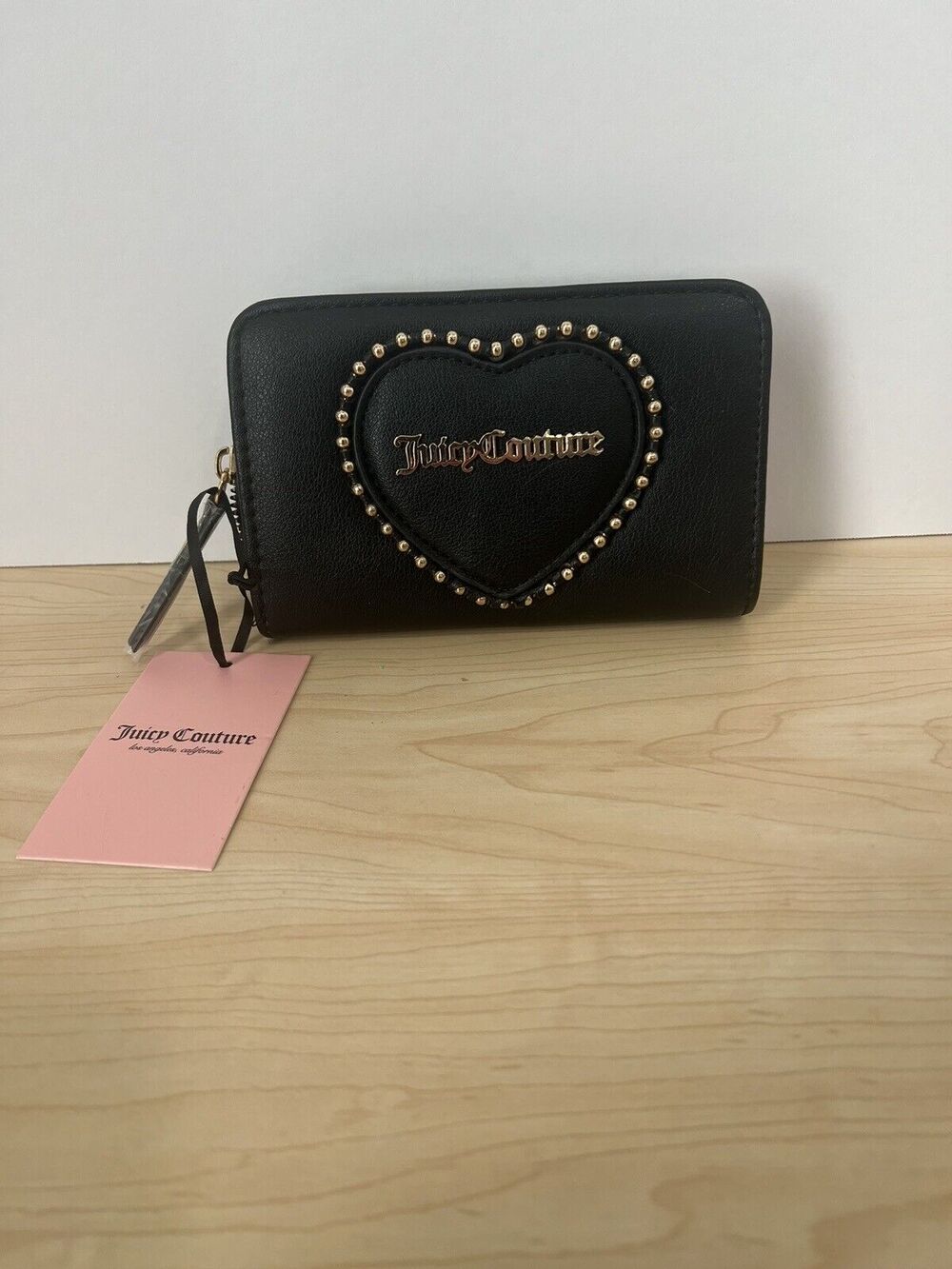 Juicy Couture Liquorice Love Never Dies Multi Compartment Bifold Wallet NWT